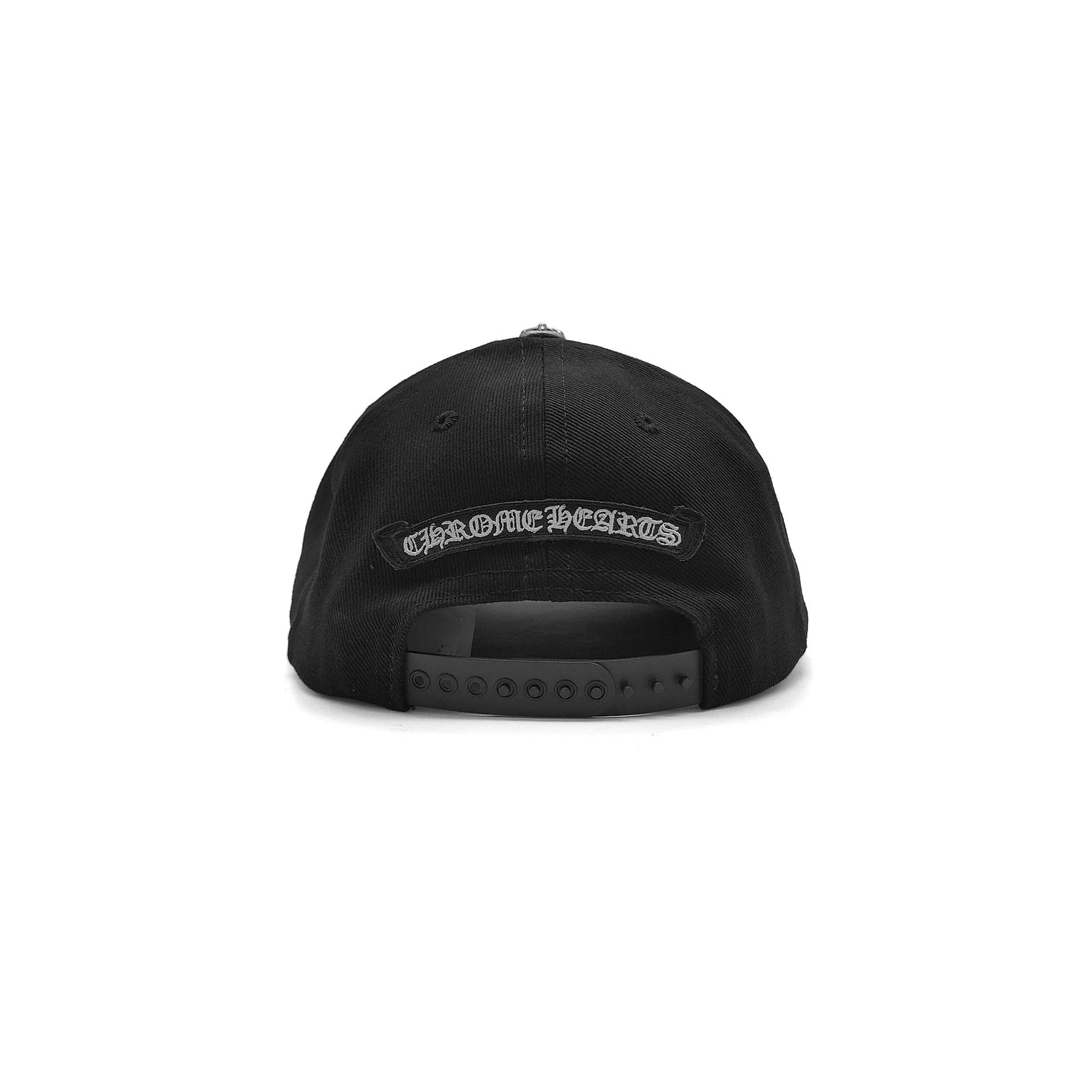 Embroidered Cross Black Baseball Cap