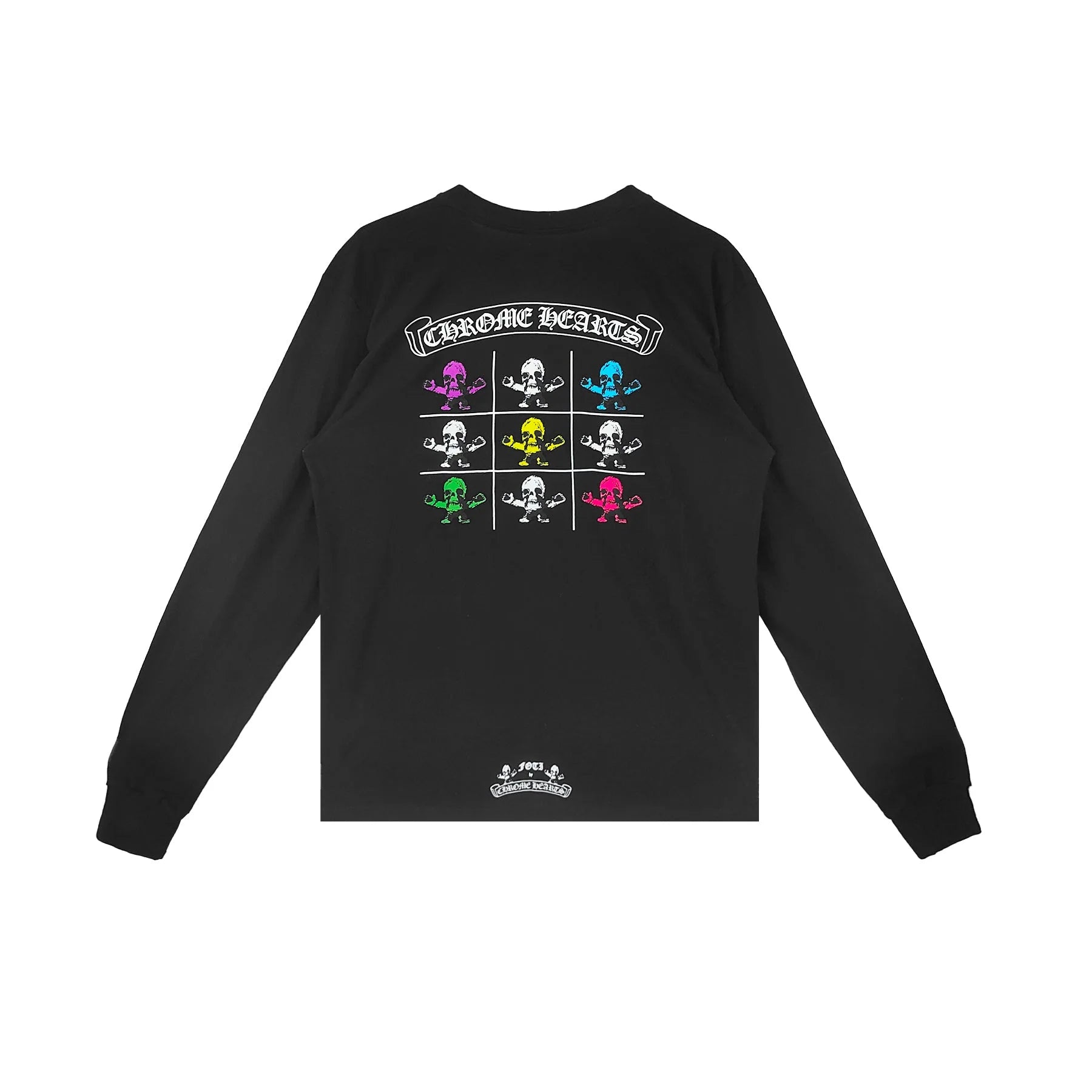 Multi Rainbow Foti Teeter Harris Black Long Sleeve Tee