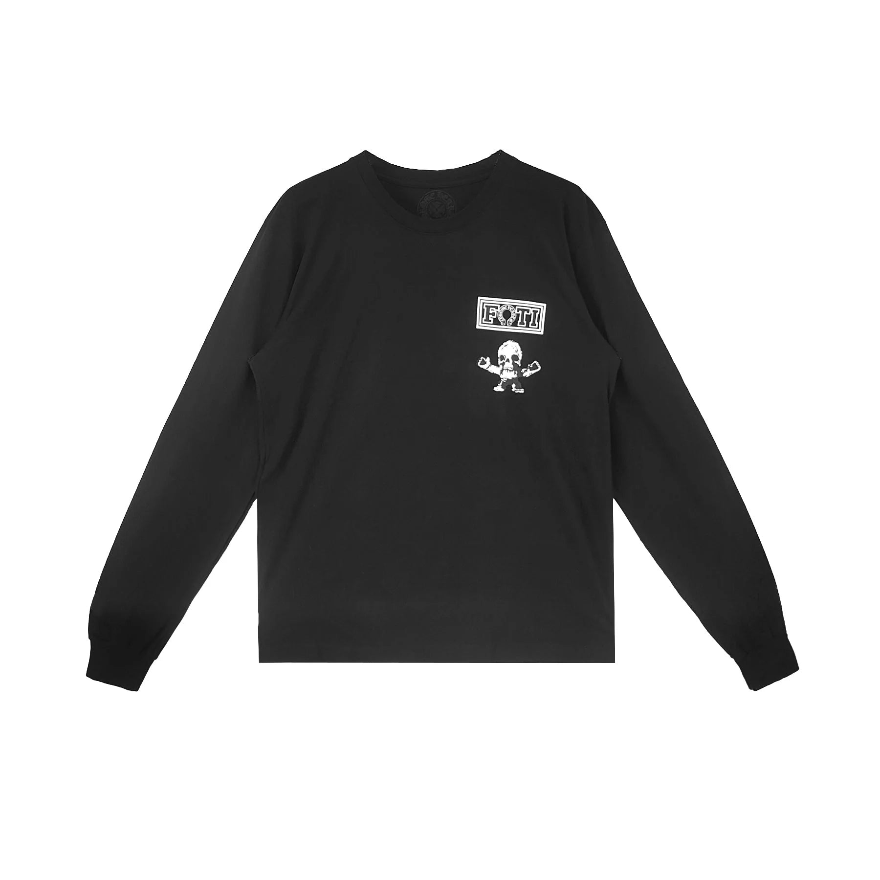 Multi Rainbow Foti Teeter Harris Black Long Sleeve Tee