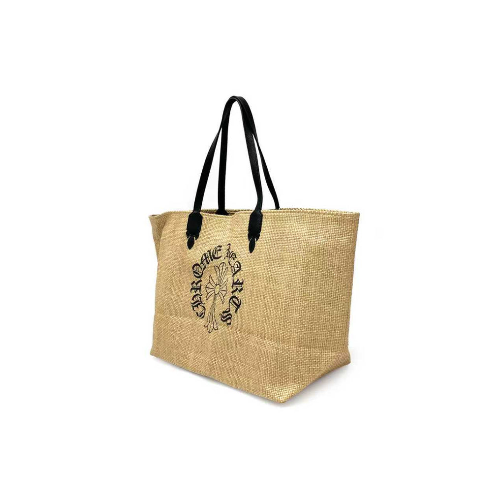 Straw Beige Cross Beach Bag